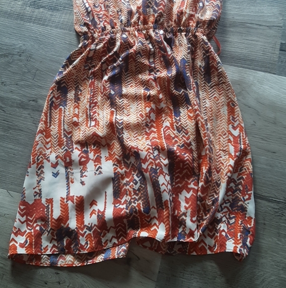 Multicolor Patterned Dress - Picture 2 of 2